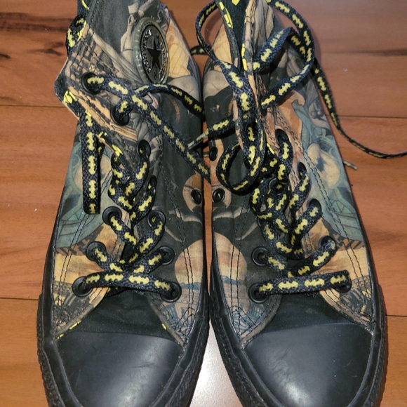 Men size 4/women’s size 6 Converse DC Comics x Chuck Taylor All Star High Batman - Picture 5 of 9